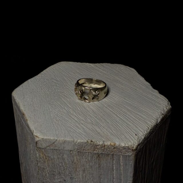 Sterling Silver Cut Flower Ring by Kim Fox