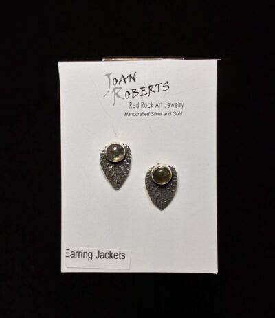 Small Sterling Silver Earring Jackets by Joan Roberts
