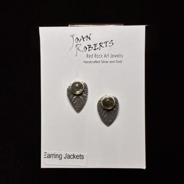 Small Sterling Silver Earring Jackets by Joan Roberts