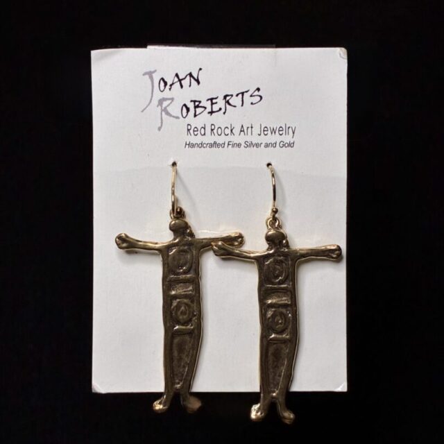 Bronze Shaman Earrings by Joan Roberts