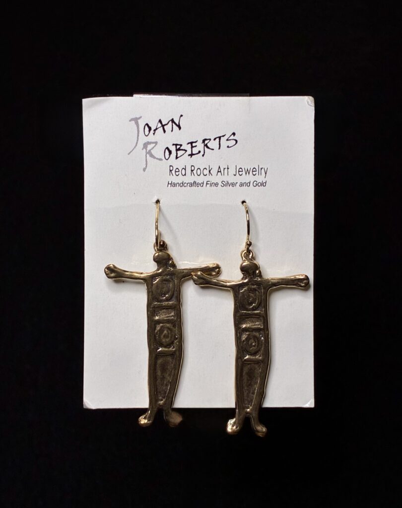 Bronze Shaman Earrings by Joan Roberts