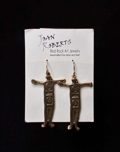 Bronze Shaman Earrings by Joan Roberts