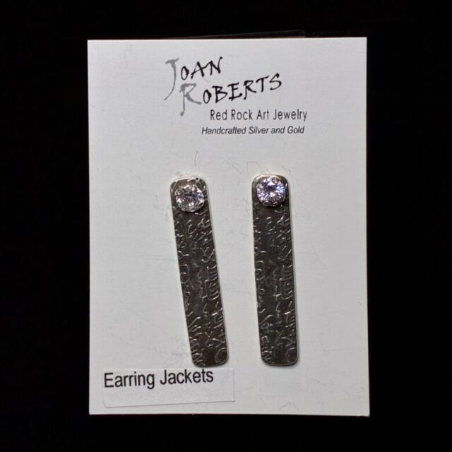 Sterling Silver Chinese Earring Jackets by Joan Roberts