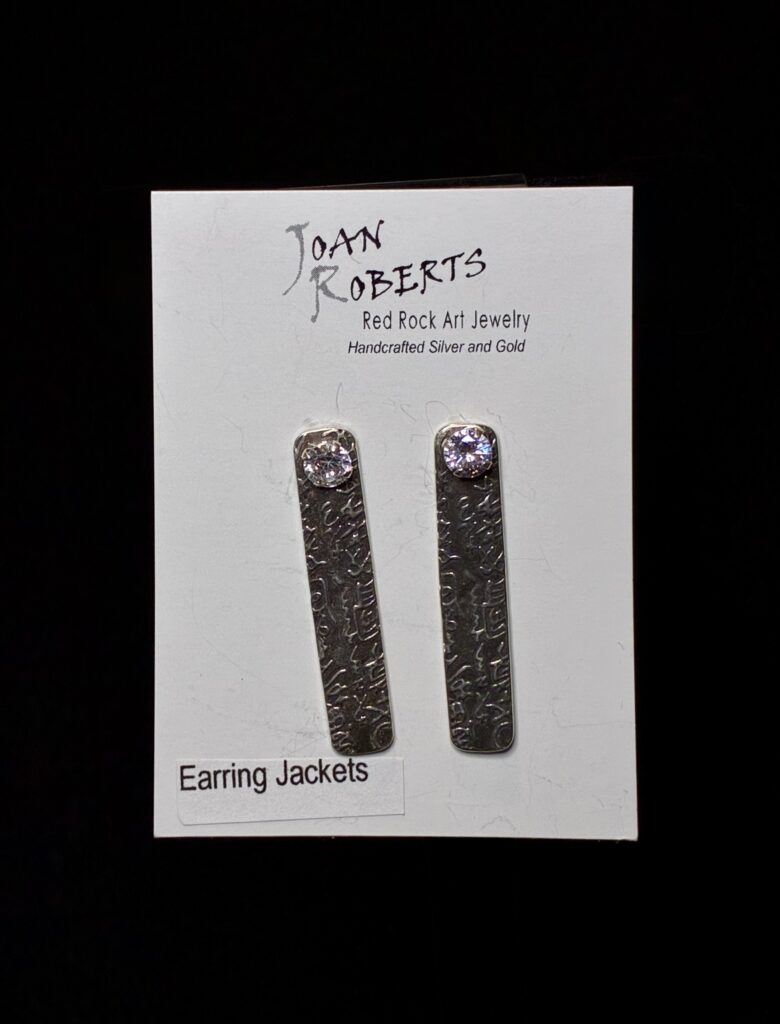 Sterling Silver Chinese Earring Jackets by Joan Roberts
