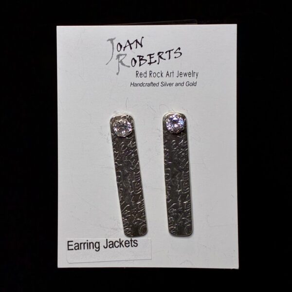 Sterling Silver Chinese Earring Jackets by Joan Roberts