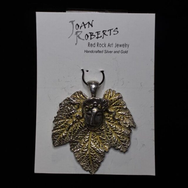 Fs/ 22K Gold Leaf Pendant by Joan Roberts