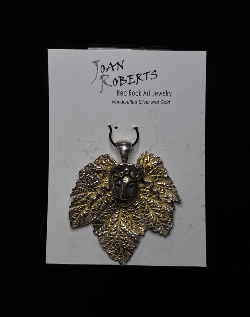 Fs/ 22K Gold Leaf Pendant by Joan Roberts