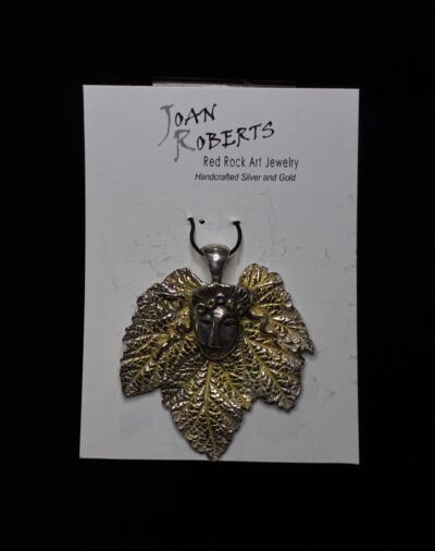 Fs/ 22K Gold Leaf Pendant by Joan Roberts