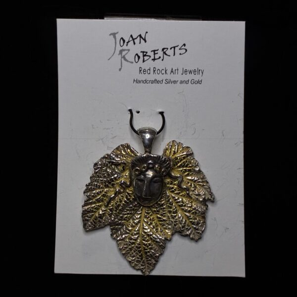 Fs/ 22K Gold Leaf Pendant by Joan Roberts