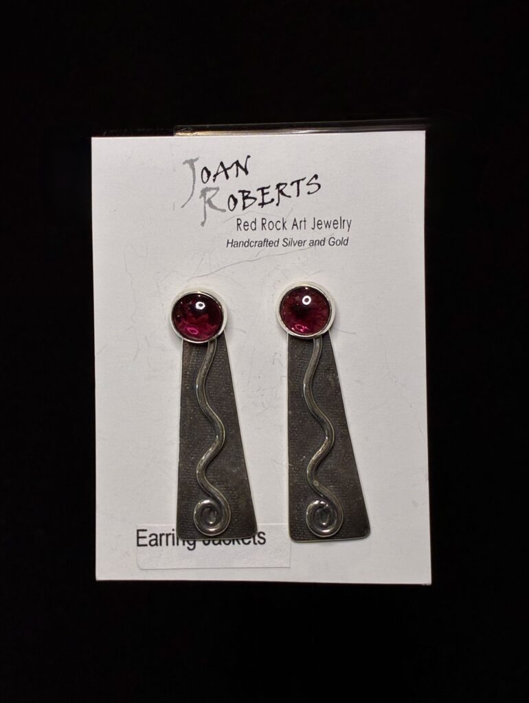Sterling Silver Coil Earring Jackets by Joan Roberts