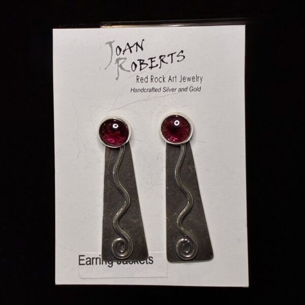 Sterling Silver Coil Earring Jackets by Joan Roberts