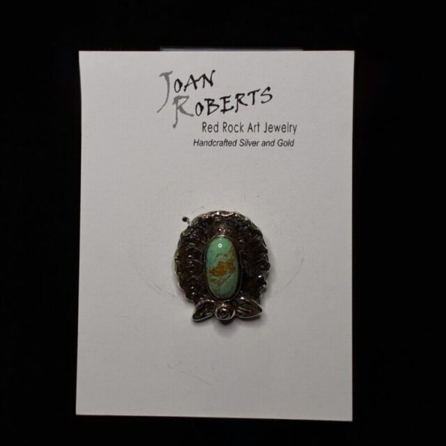 Arizona Turquoise Pendant by Joan Roberts