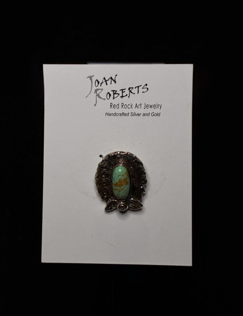 Arizona Turquoise Pendant by Joan Roberts