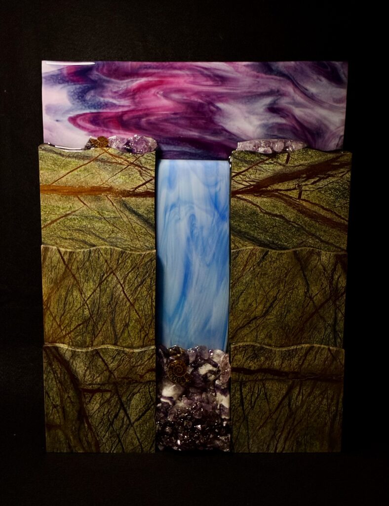 Crystal Amethyst Falls by Art Hiscox