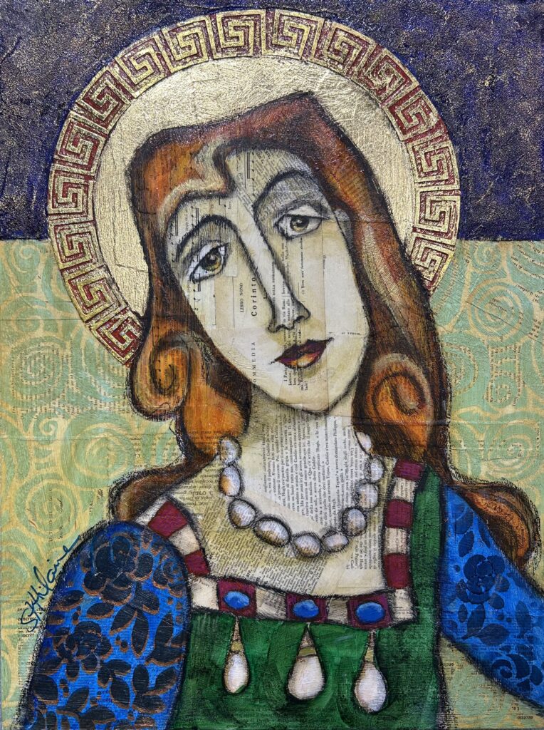Modern Medieval Portrait by Elizabeth St. Hilaire