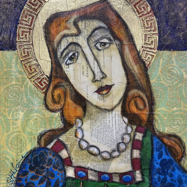 Modern Medieval Portrait by Elizabeth St. Hilaire