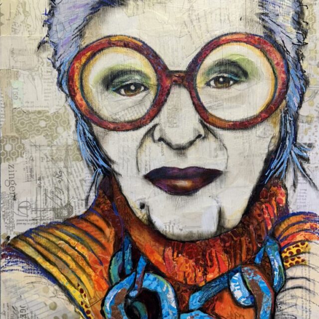Iconic Iris Apfel by Elizabeth St. Hilaire