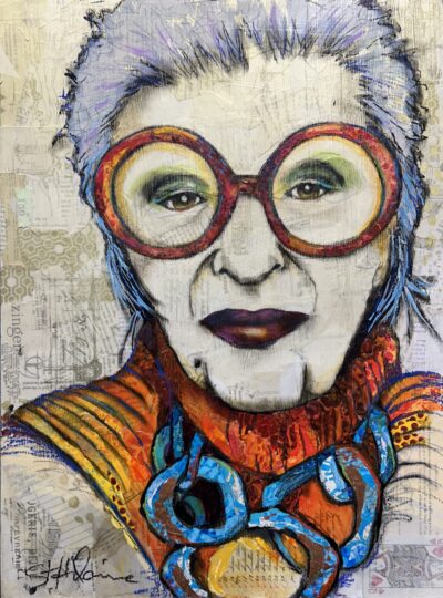 Iconic Iris Apfel by Elizabeth St. Hilaire