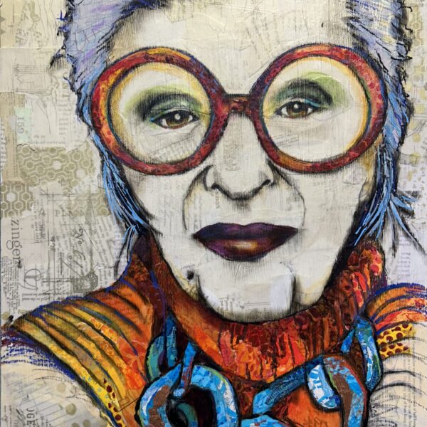 Iconic Iris Apfel by Elizabeth St. Hilaire