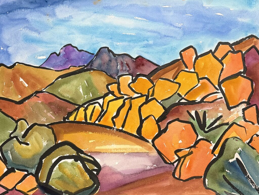 Landscape #9 by Myrna Harrison