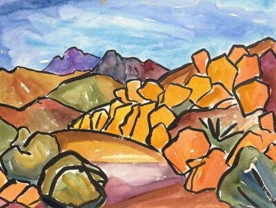 Landscape #9 by Myrna Harrison