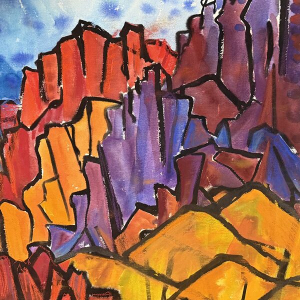 Peaks Landscape by Myrna Harrison