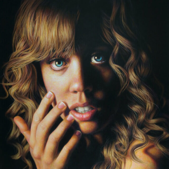 Dynamic Portraits in Colored Pencil