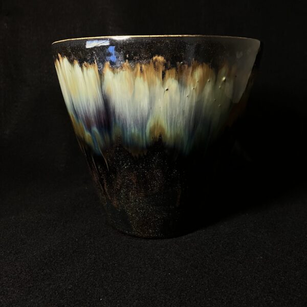 Black Aventurine Vase by Sharon Penchina