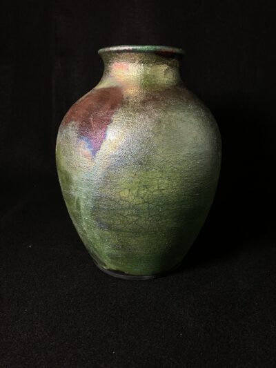 Raku Jar (Medium) by Sharon Penchina
