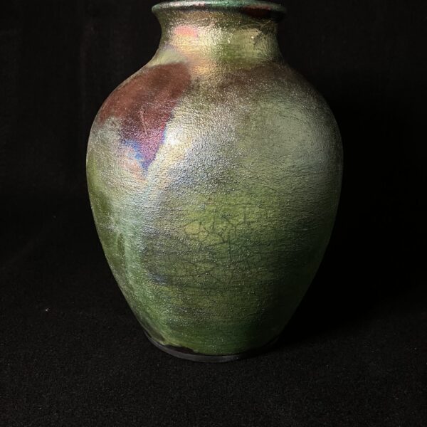 Raku Jar (Medium) by Sharon Penchina
