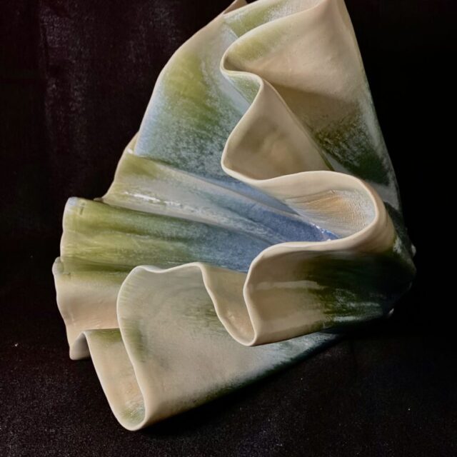Clam Shell Bowl by Sharon Penchina