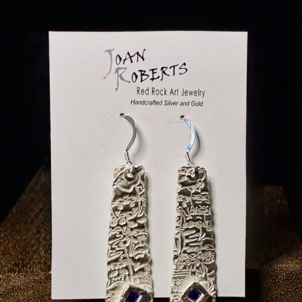 Fine Silver, Adventurine by Joan Roberts