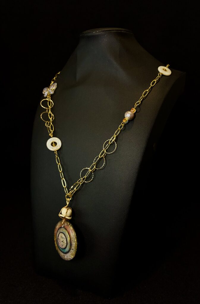 Love, Found Necklace by Sharon Gilham