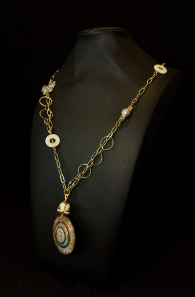 Love, Found Necklace by Sharon Gilham