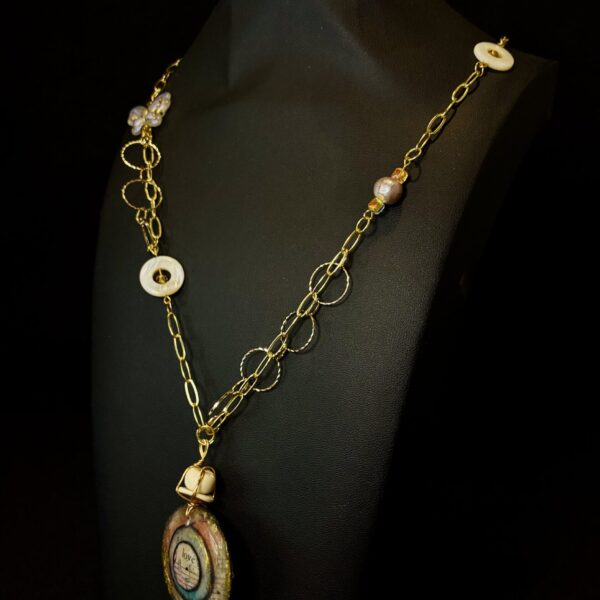 Love, Found Necklace by Sharon Gilham