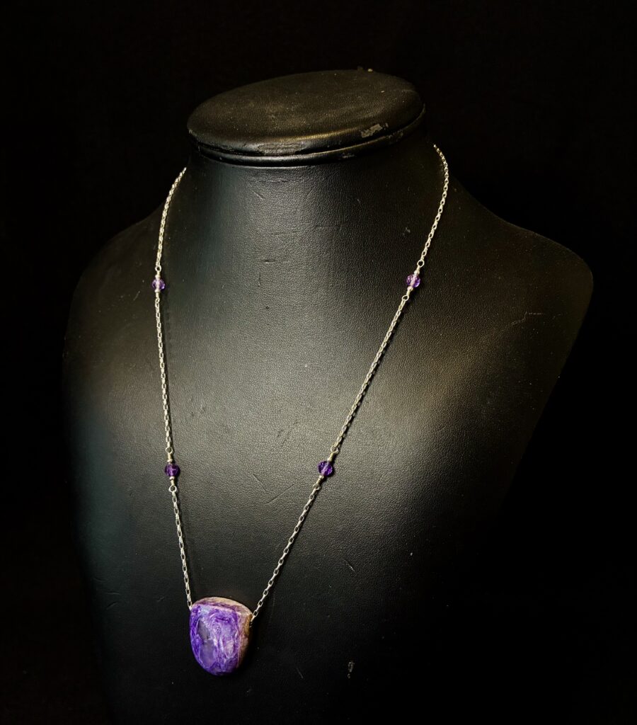 Chariote & Amethyst Necklace by Nancy Foo