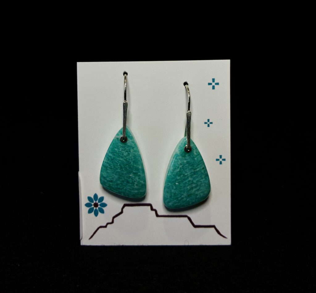 Russian Amazonite Earrings by Nancy Foo