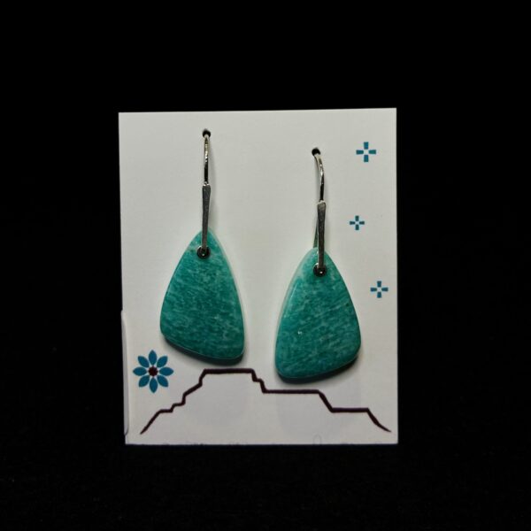 Russian Amazonite Earrings by Nancy Foo