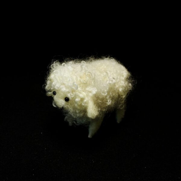 Domestic Sheep Figurine by Laurie Cameron