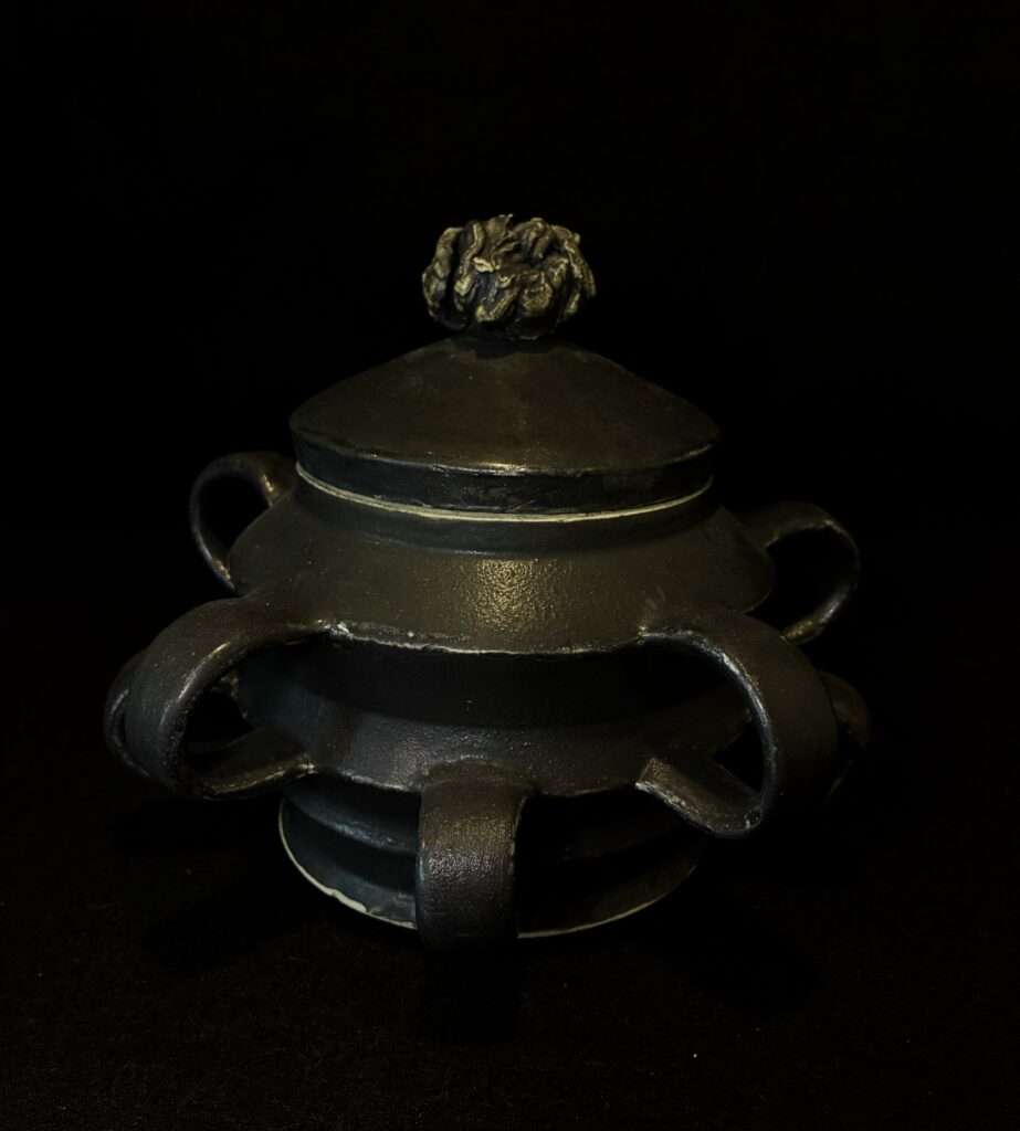 Jar With Handles by Chas Frisco