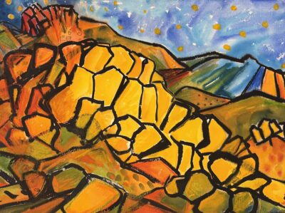 Landscape with Stars by Myrna Harrison