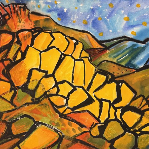 Landscape with Stars by Myrna Harrison