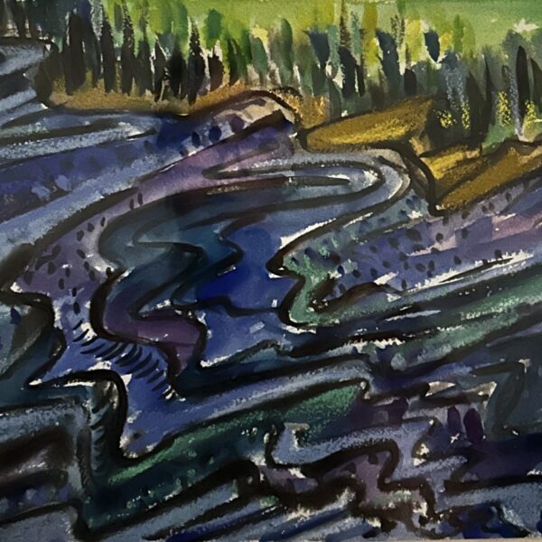 Breakwater Eddies #2 by Myrna Harrison
