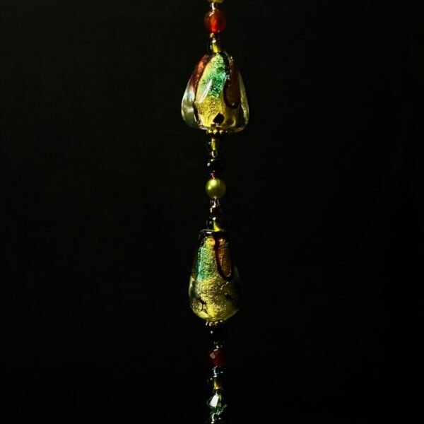 Crystal Lamp Work Dragonfly Ornament by Nancy Leicht