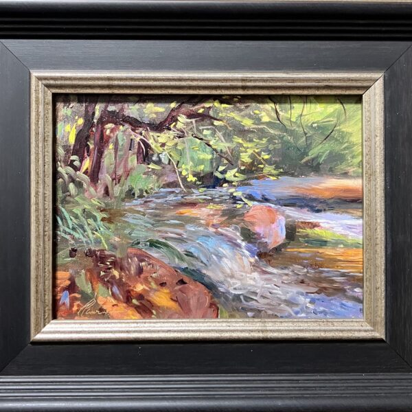 Crescent Moon Water Flow by Lil Anne Laurin