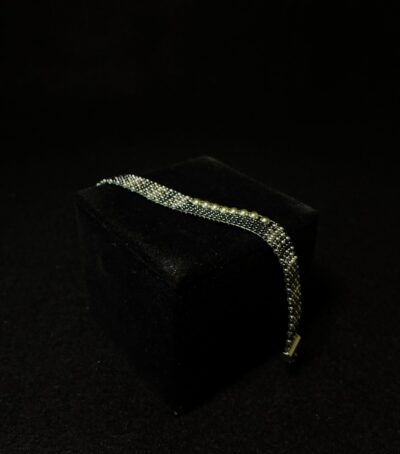 Moon Glow Gray Pearls, Miyuki Seeds Beads by Nancy Leicht