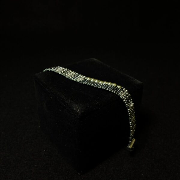 Moon Glow Gray Pearls, Miyuki Seeds Beads by Nancy Leicht