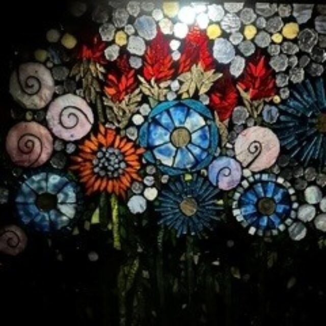 Glass-on Glass Mosaic