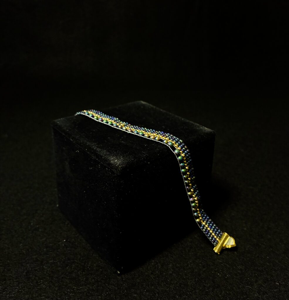 STRENGTH 3 mm Hematite Beads, Hematite Seed Beads by Nancy Leicht