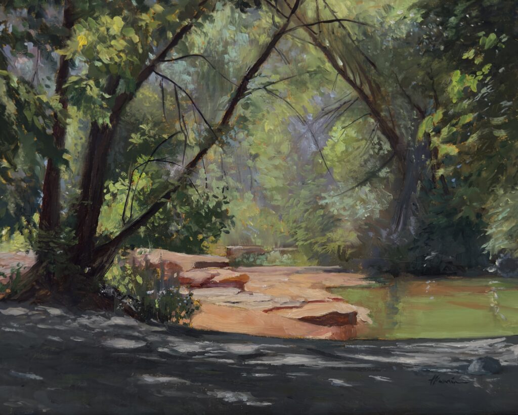 Enchanted Creekside by Lili Anne Laurin